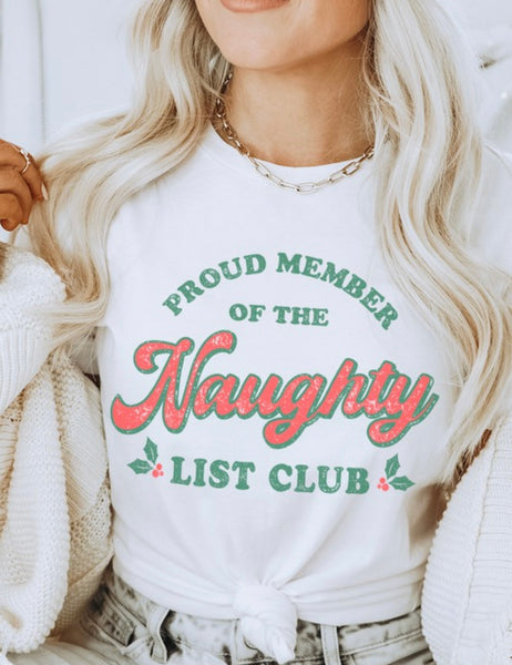 Naughty List Club Tee