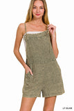 Linen Knotted Romper