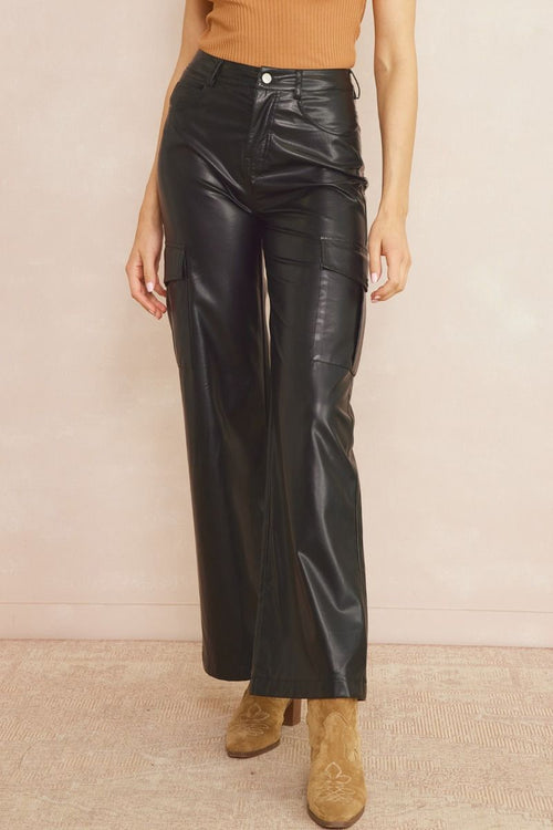 Here For It Leather Pants