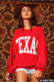 Anyway You Want It Texas Corded Pullover