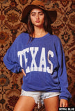 Anyway You Want It Texas Corded Pullover