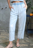 Washed Denim Pants