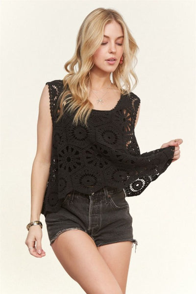 Boho Crochet Tank