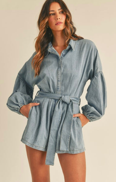 Demin Days Romper