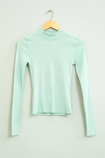 Layered Up Mock Neck Top