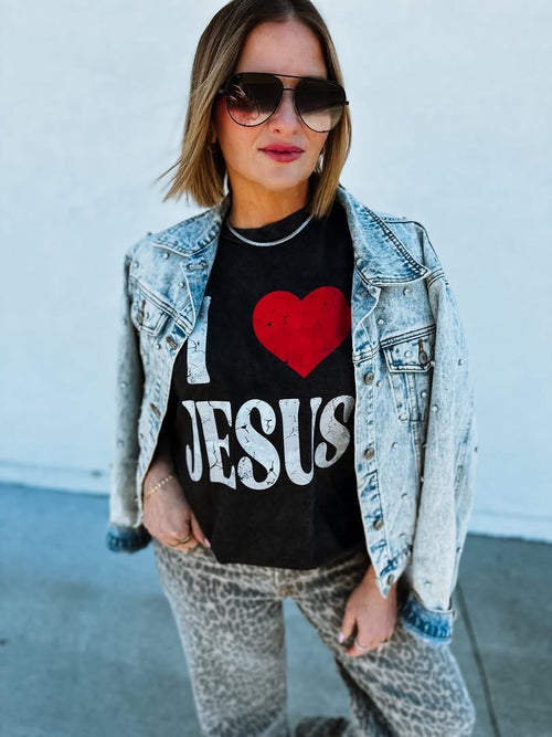 I Love Jesus Vintage Tee