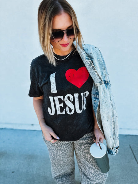 I Love Jesus Vintage Tee