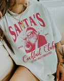 Santa's Cocktail Club Tee