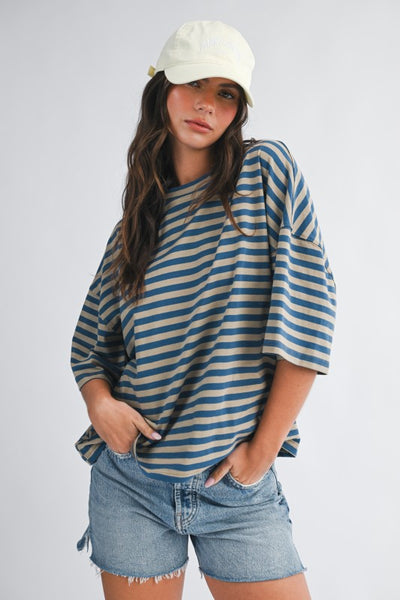 Boyfriend Striped Tee 2.0