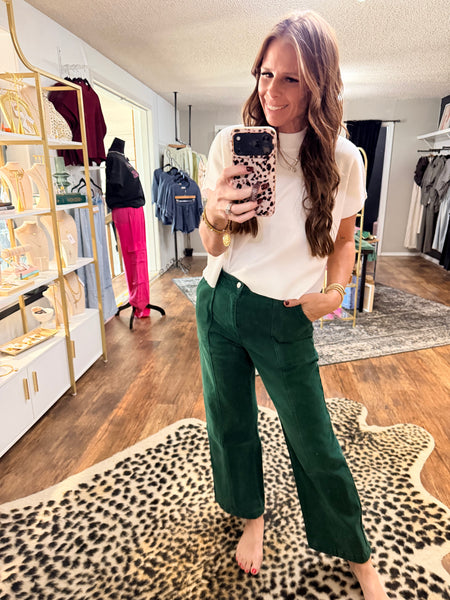 Mock Neck Boxy Top