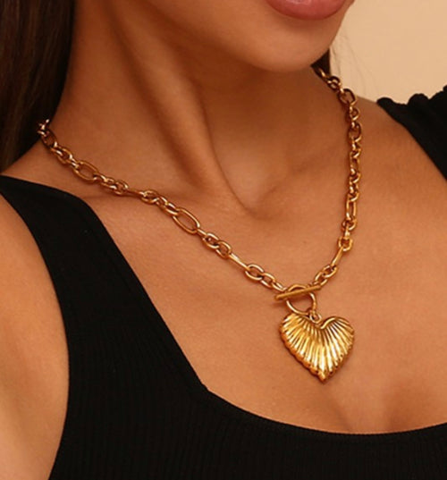 Golden Heart Necklace