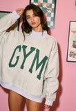 Gym/Bed Reversible Mockneck Sweatshirt