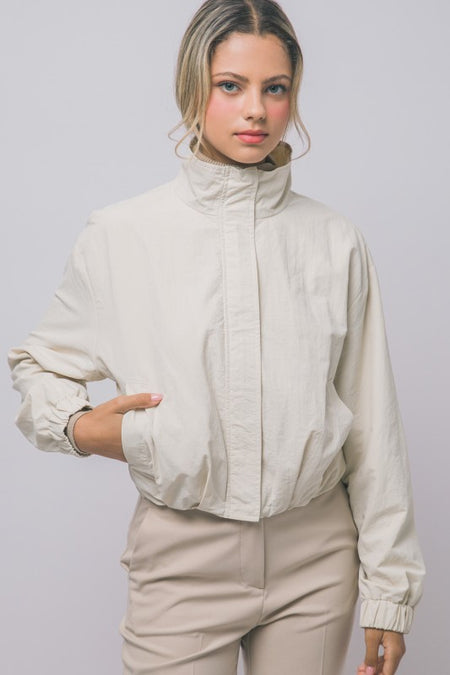 Cinched Peplum Active Jacket
