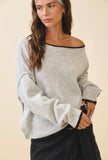 Go To Drop Shoulder Sweater