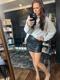 Leather Babe Skort