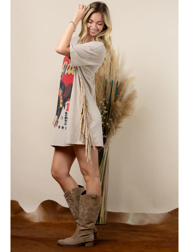 Rodeo Bronc Tshirt Dress