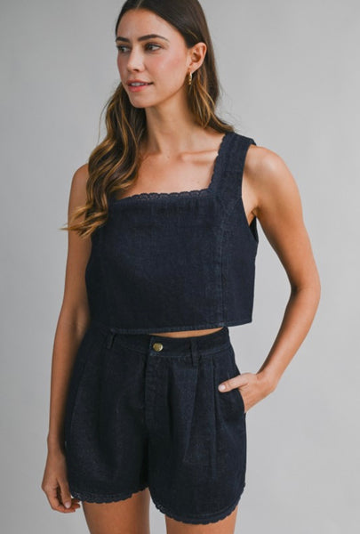 Laced in Denim Set