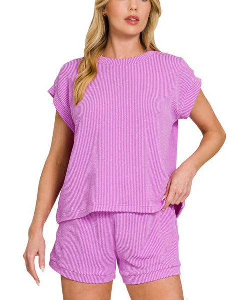 Vacay Ready Ribbed Set