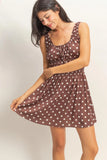 Sweet Satin Polka Dot Dress