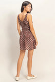 Sweet Satin Polka Dot Dress