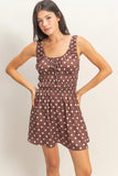 Sweet Satin Polka Dot Dress