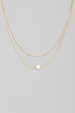 Pearly Layered Necklace