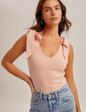 Bow Detail Top