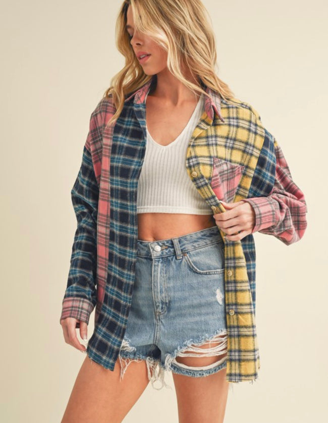 Not Your Boyfriend's Plaid Top