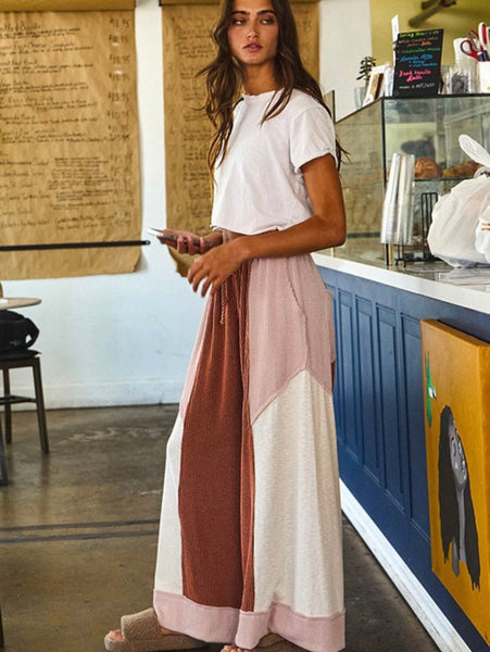 Fall Colorblock Pants