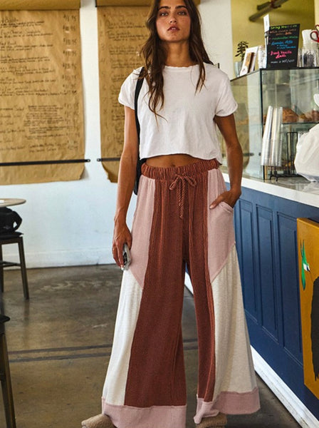 Fall Colorblock Pants