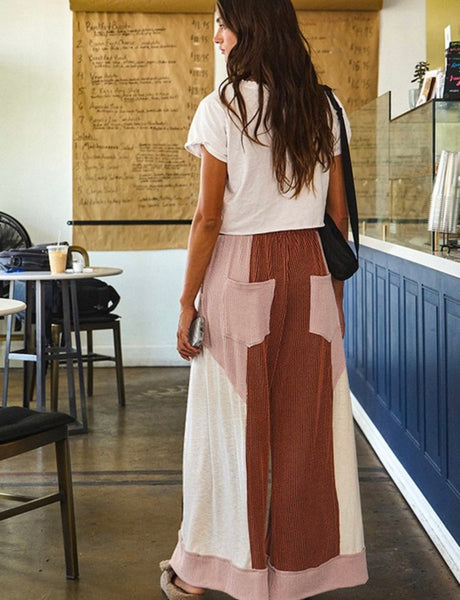 Fall Colorblock Pants