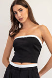 Modern Contrast Top