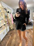 Pearl Detailed Shorts