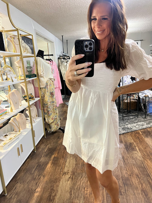 White Moments Dress