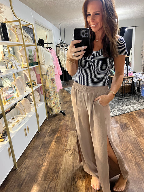 Striped Moment Top