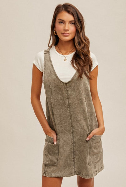 Fall Into Me Overall Dress