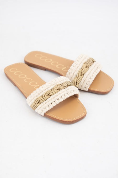 Buckle Clear Sandals
