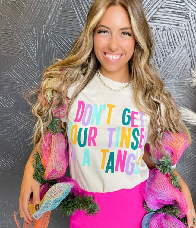 Tinsel In A Tangle Tee