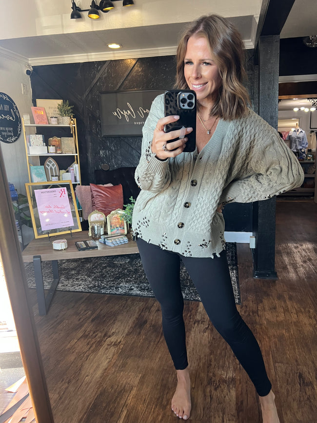 Distressed Cardigan