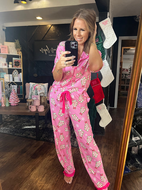 Christmas Tree Cake Pajamas
