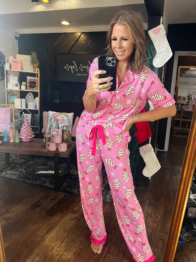 Christmas Tree Cake Pajamas