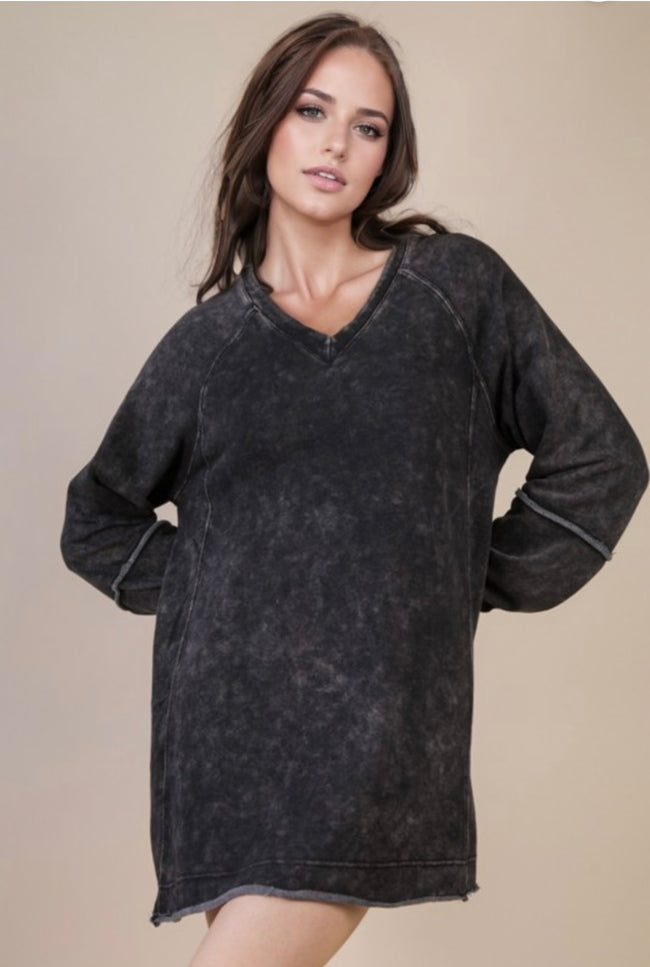 Mineral Sweatshirt Dress