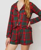 Holiday Plaid Pajama Sets