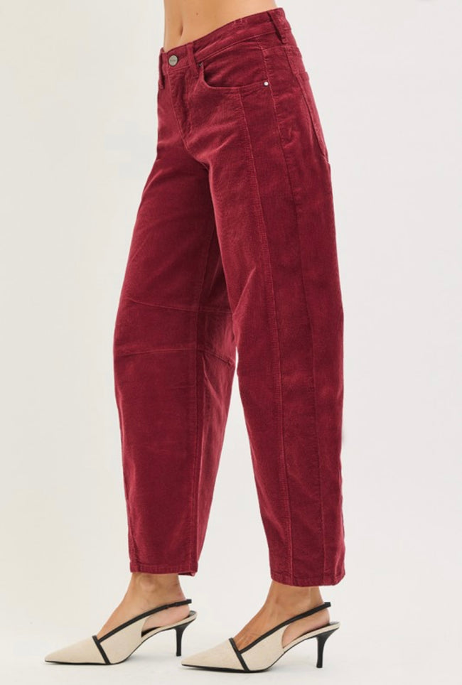 Merlot Corded Jeans