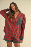Ski Lodge Plaid Pajama Set
