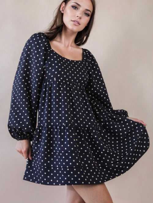 Polka Dot Mini Dress