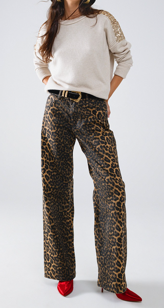 Trending Leopard Jeans