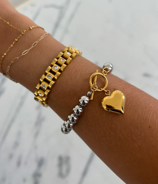 Glam Heart Bracelet