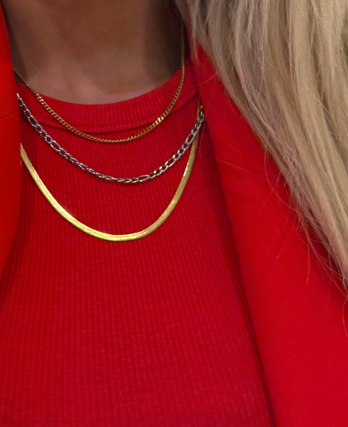 Two Toned Layered Necklace