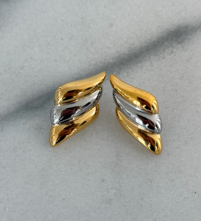 Two Toned Sarah Earrings